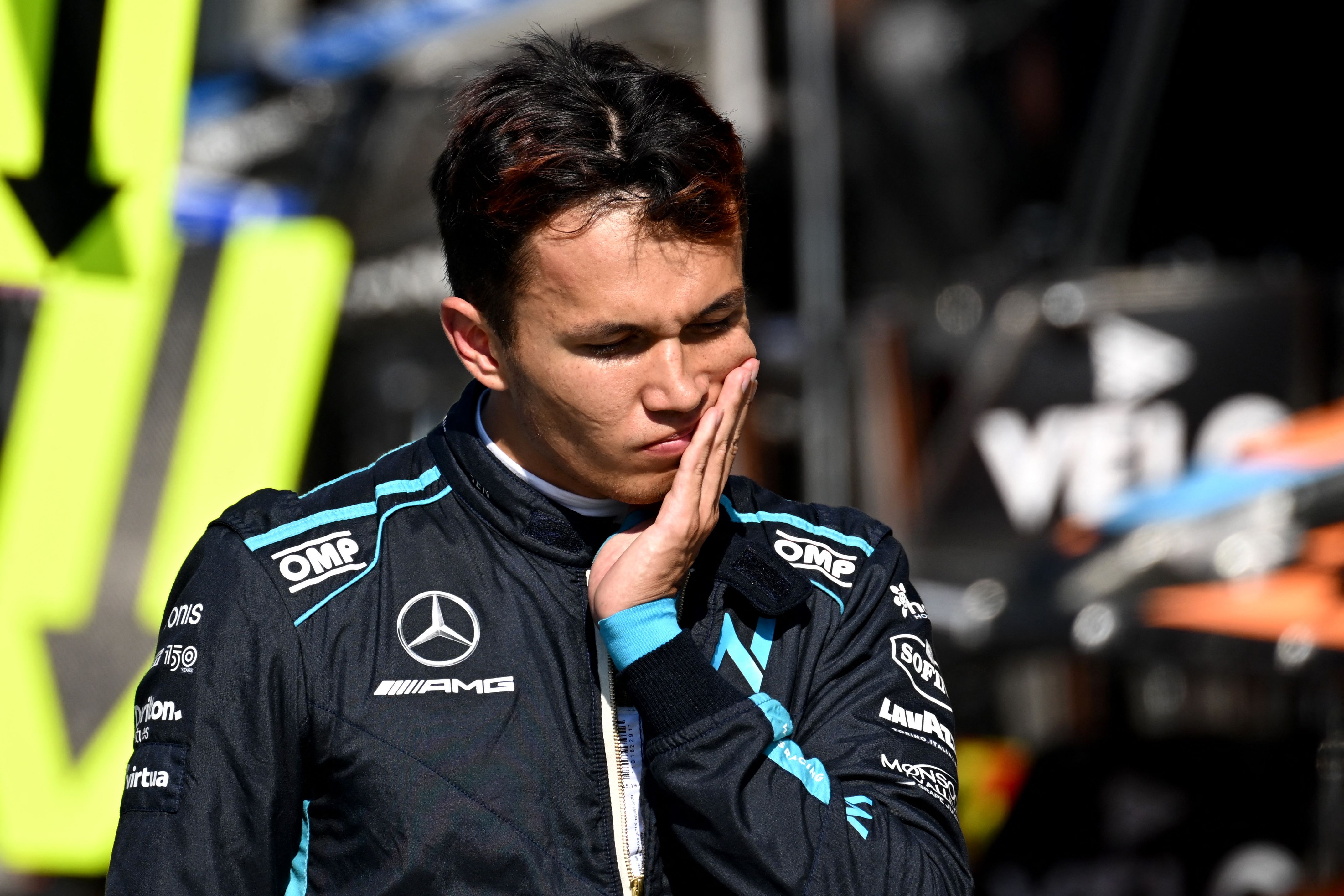 Pembalap Formula 1 dari tim Williams Alexander Albon