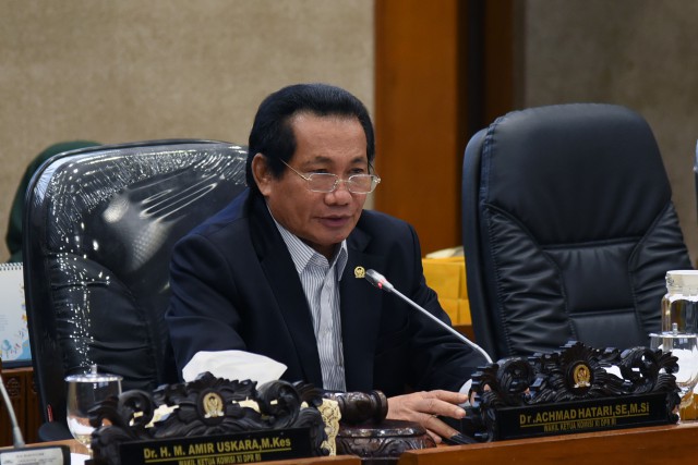 Wakil Ketua Komisi XI DPR Achmad Hatari.