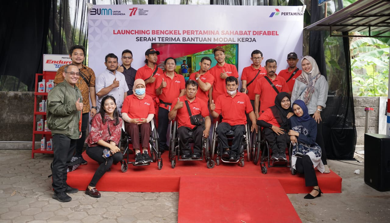 Sinergi Pertamina Luncurkan Bengkel Sahabat Difabel di Yogyakarta 