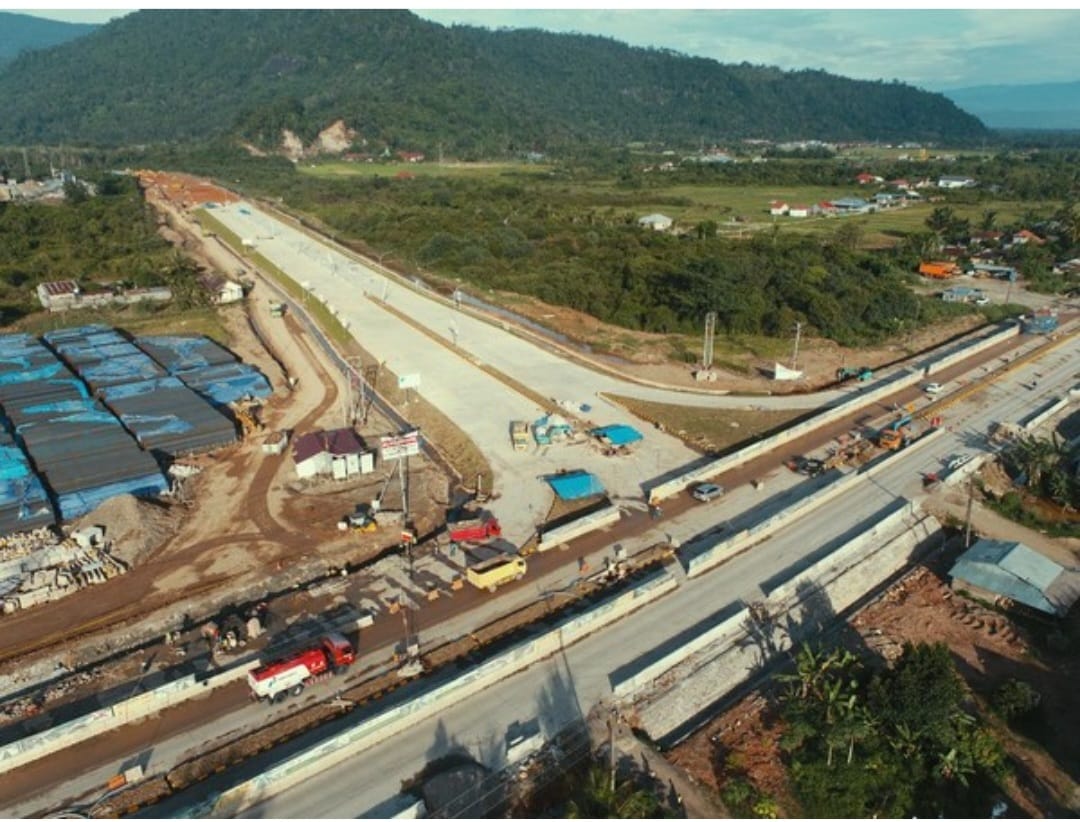 Ruas Jalan Tol Sumatera HK yang ikut digarap  Petronesia Benimel 