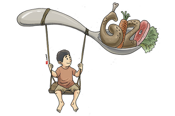 Ilustrasi cegah stunting