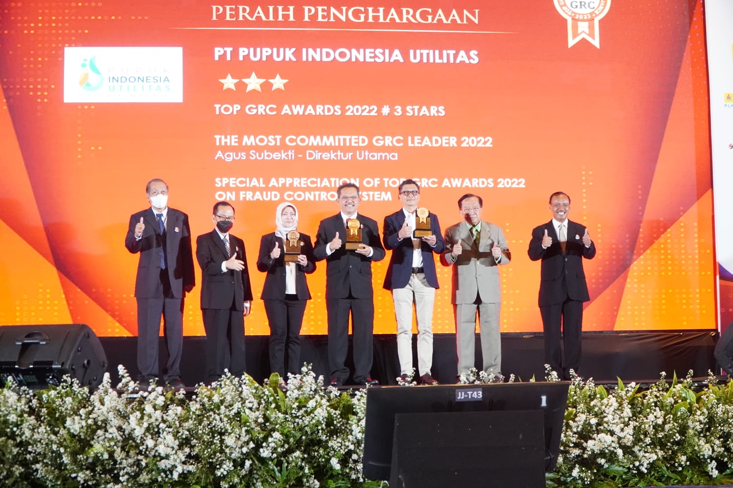 Penghargaan GRC Award 2022 untuk PI Utilitas