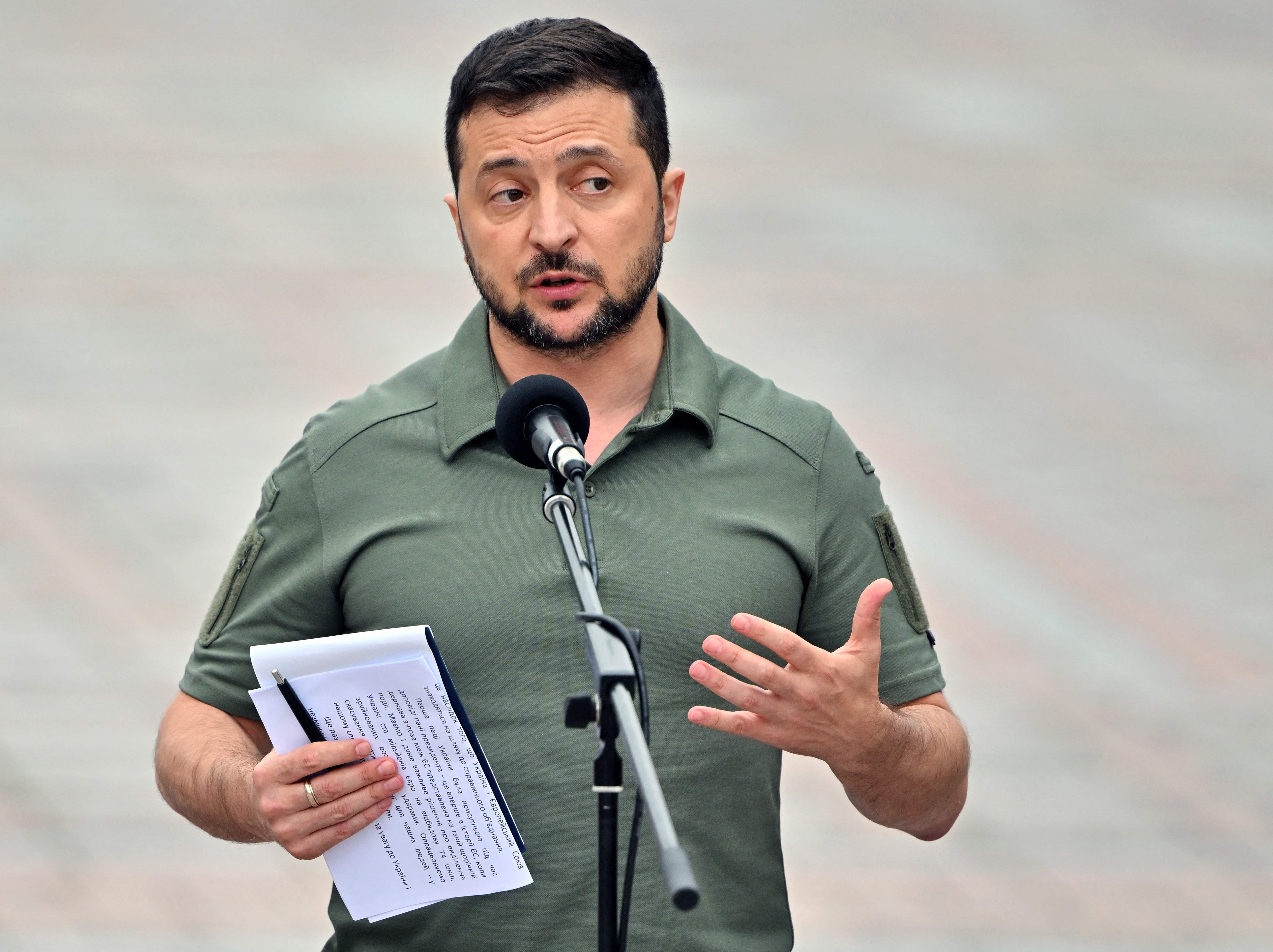 Presiden Ukraina Volodymyr Zelensky
