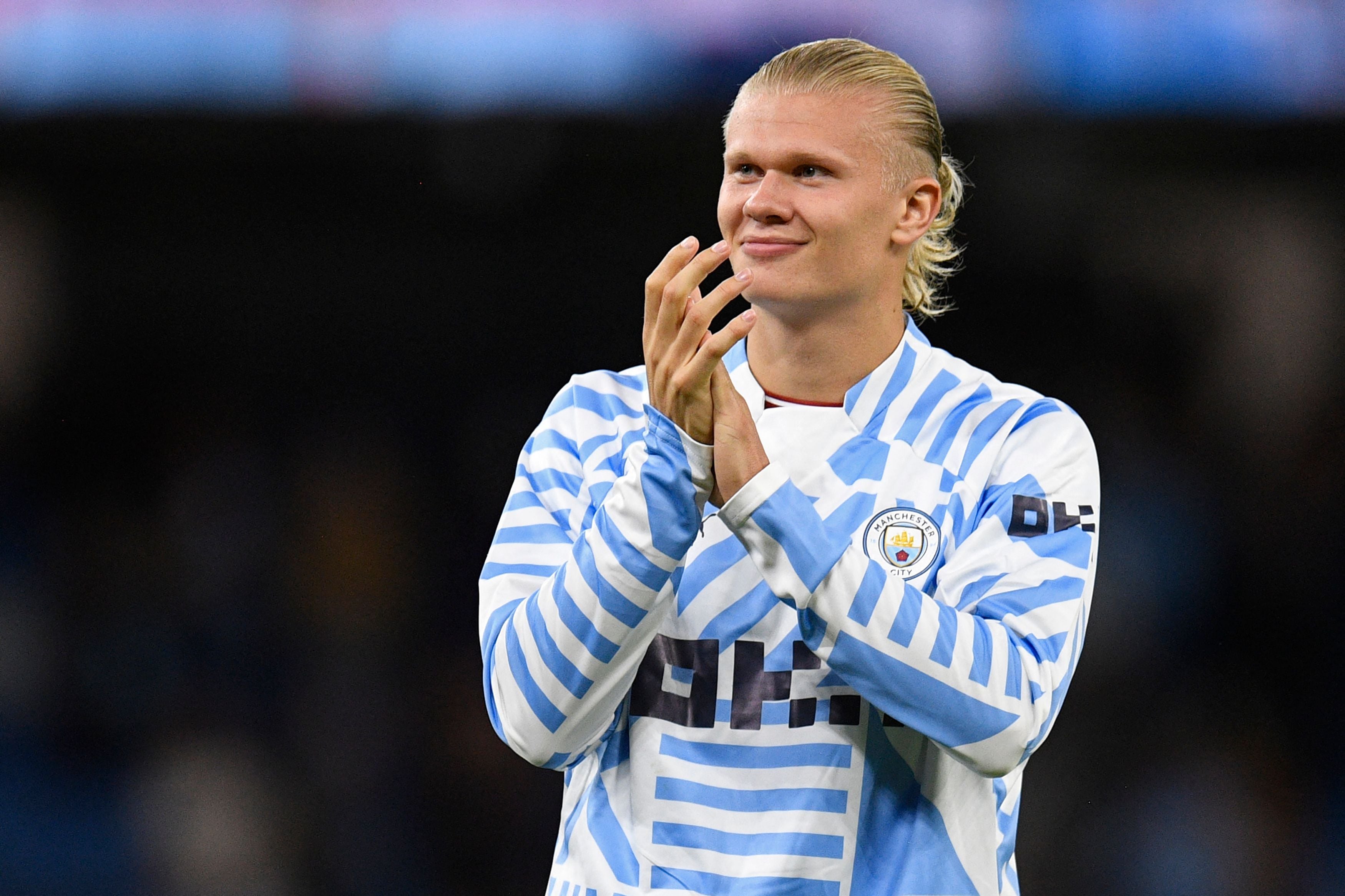 Penyerang Manchester City Erling Haaland