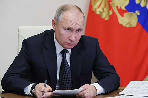  Presiden Rusia Vladimir Putin