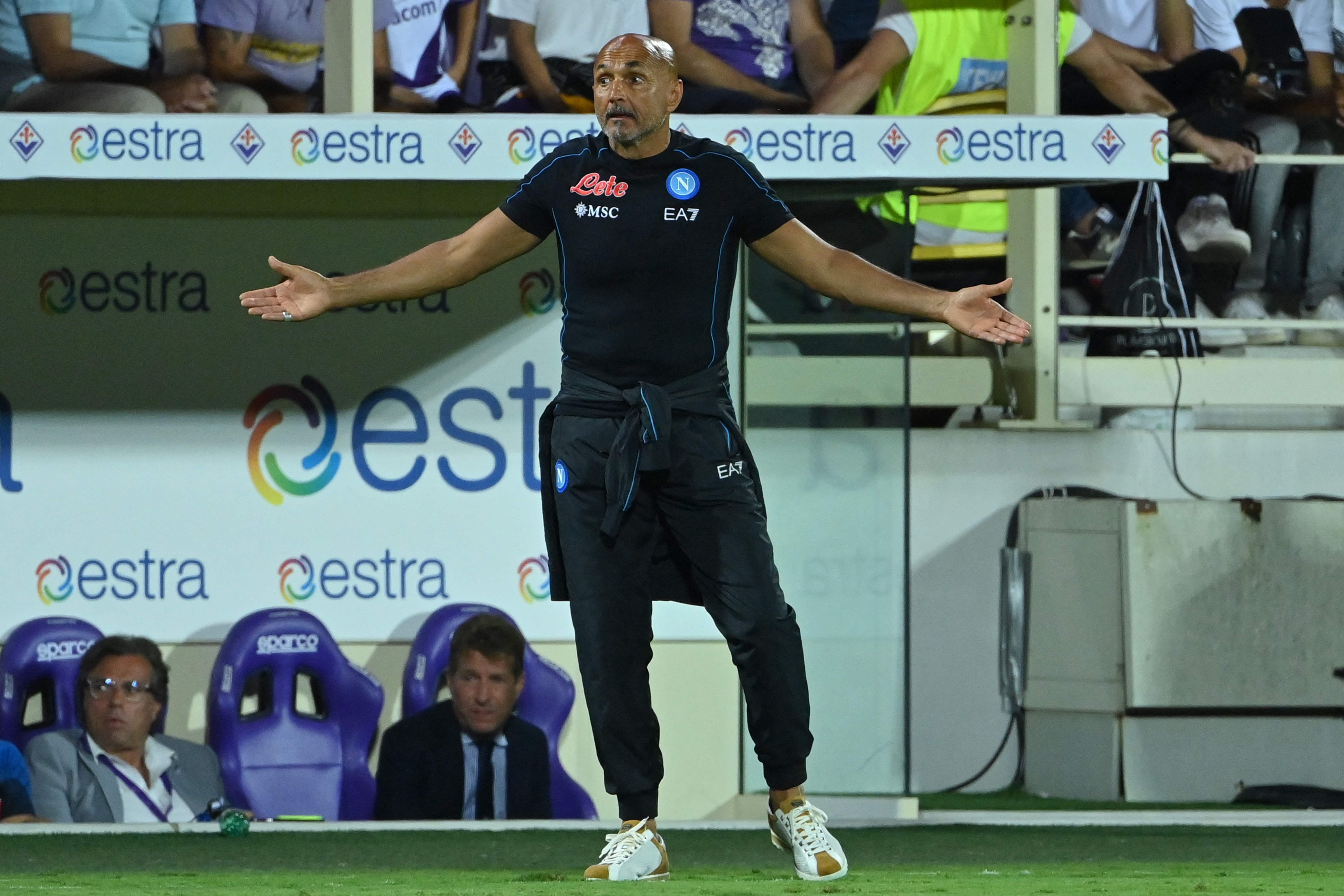 Pelatih Napoli Luciano Spalletti