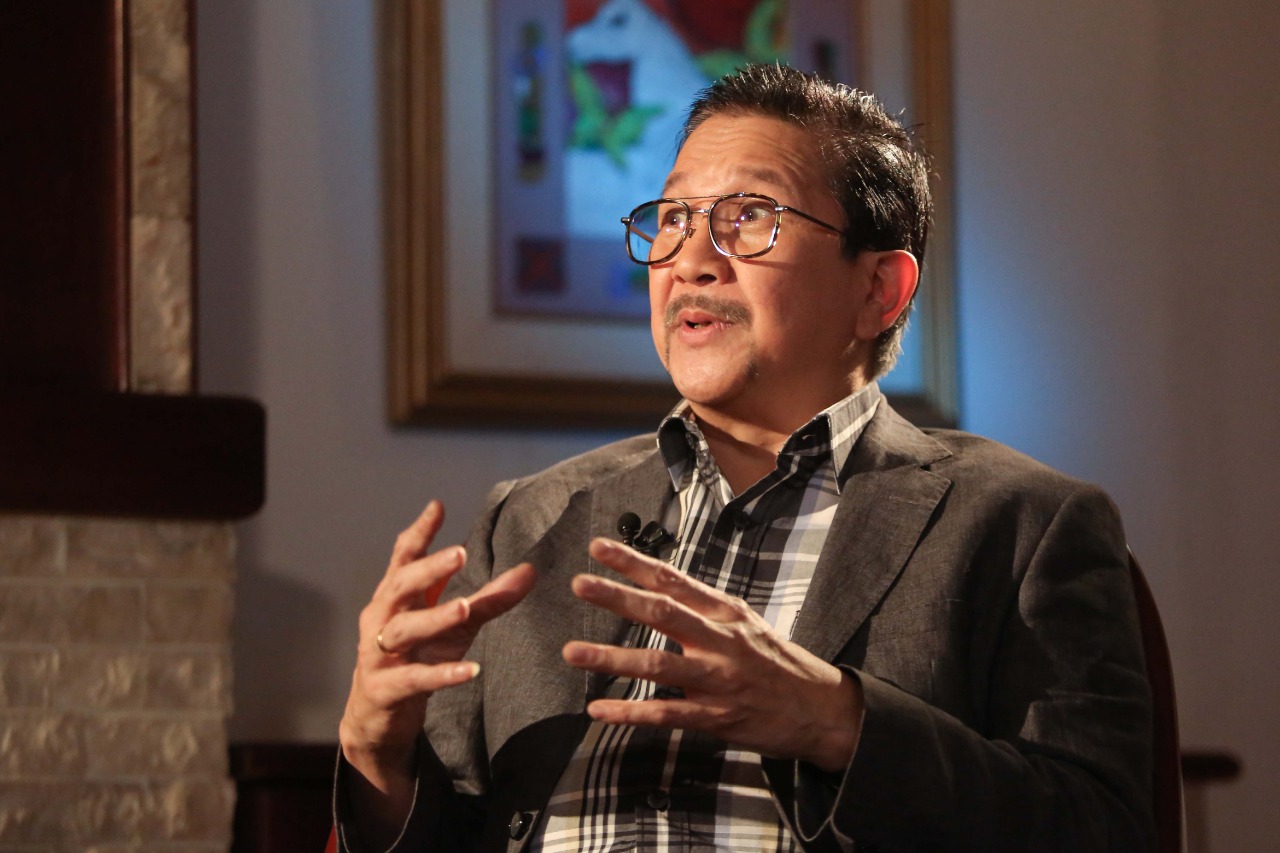 Presiden Direktur PT Freeport Indonesia (PTFI) Tony Wenas diwawancarai Media Indonesia, di Kantor Media Group, Jakarta, Rabu (28/9).