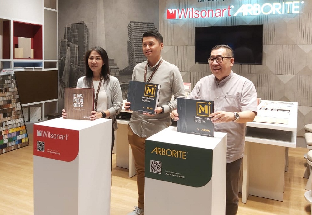 Peluncuran katalog terbaru High Pressure Laminates (HPL) Wilsonart & Arborite.