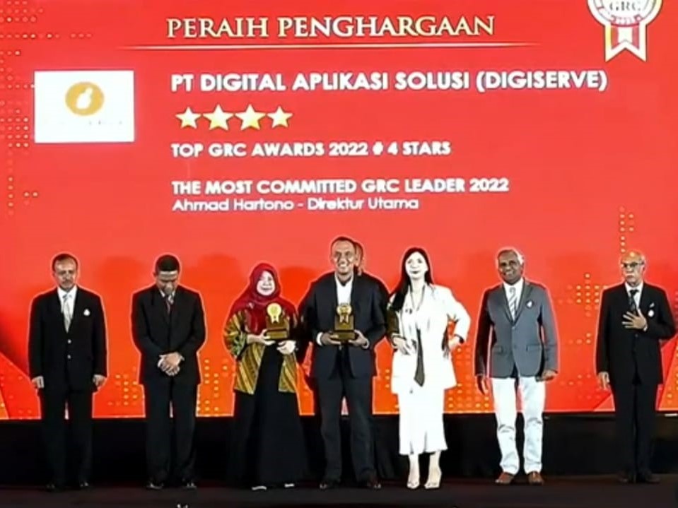 PT Digital Aplikasi Solusi terbukti menunjukkan komitmen dan konsistensi dalam penerapan GRC (governance, risk and compliance). 