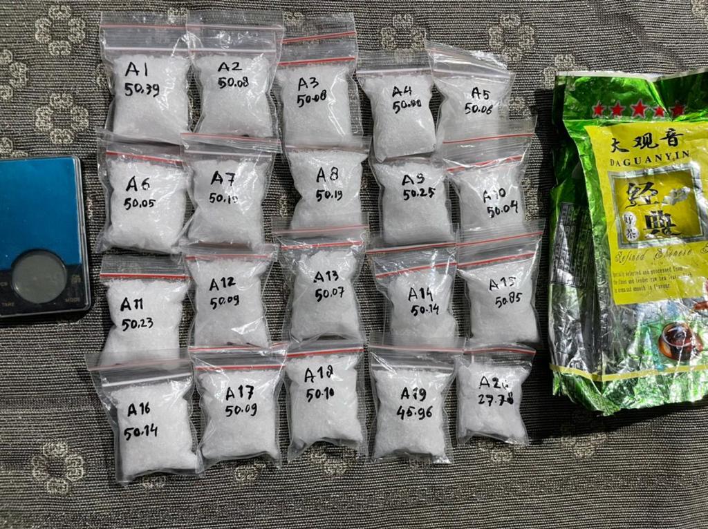 Direktorat Narkoba Polda Sulsel Gagalkan Peredaran 1 Kg Sabu 