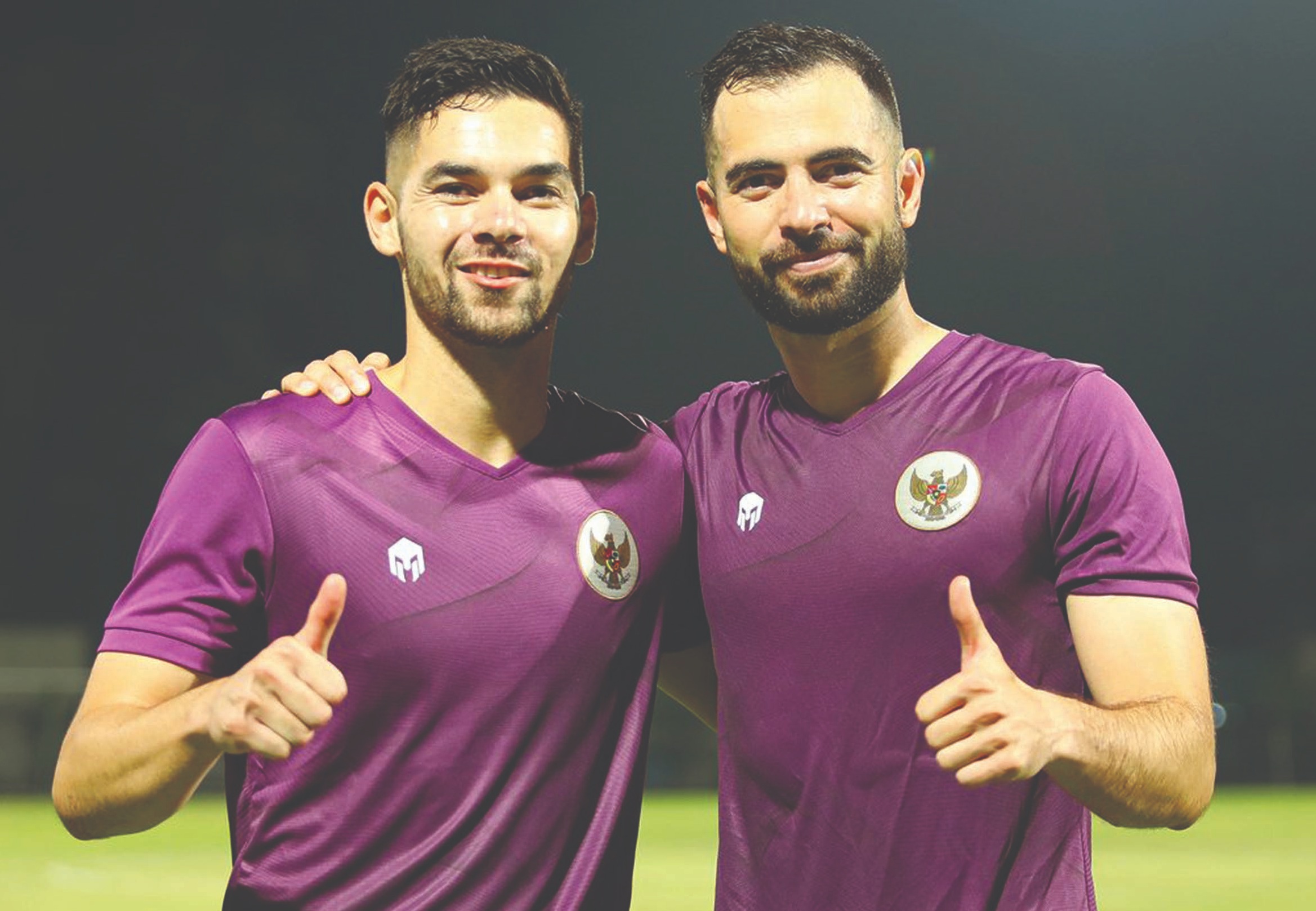 Jordi Amat Maas dan Sandy Henny Walsh resmi mendapat kewarganegaraan Indonesia.   