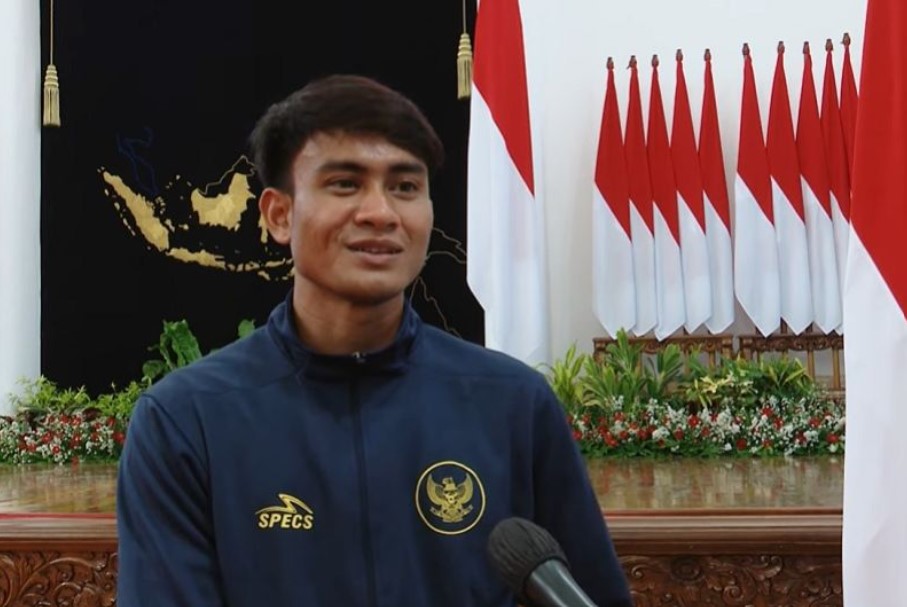 Tangkapan layar - Kapten tim nasional sepak bola amputasi Indonesia, Aditya.