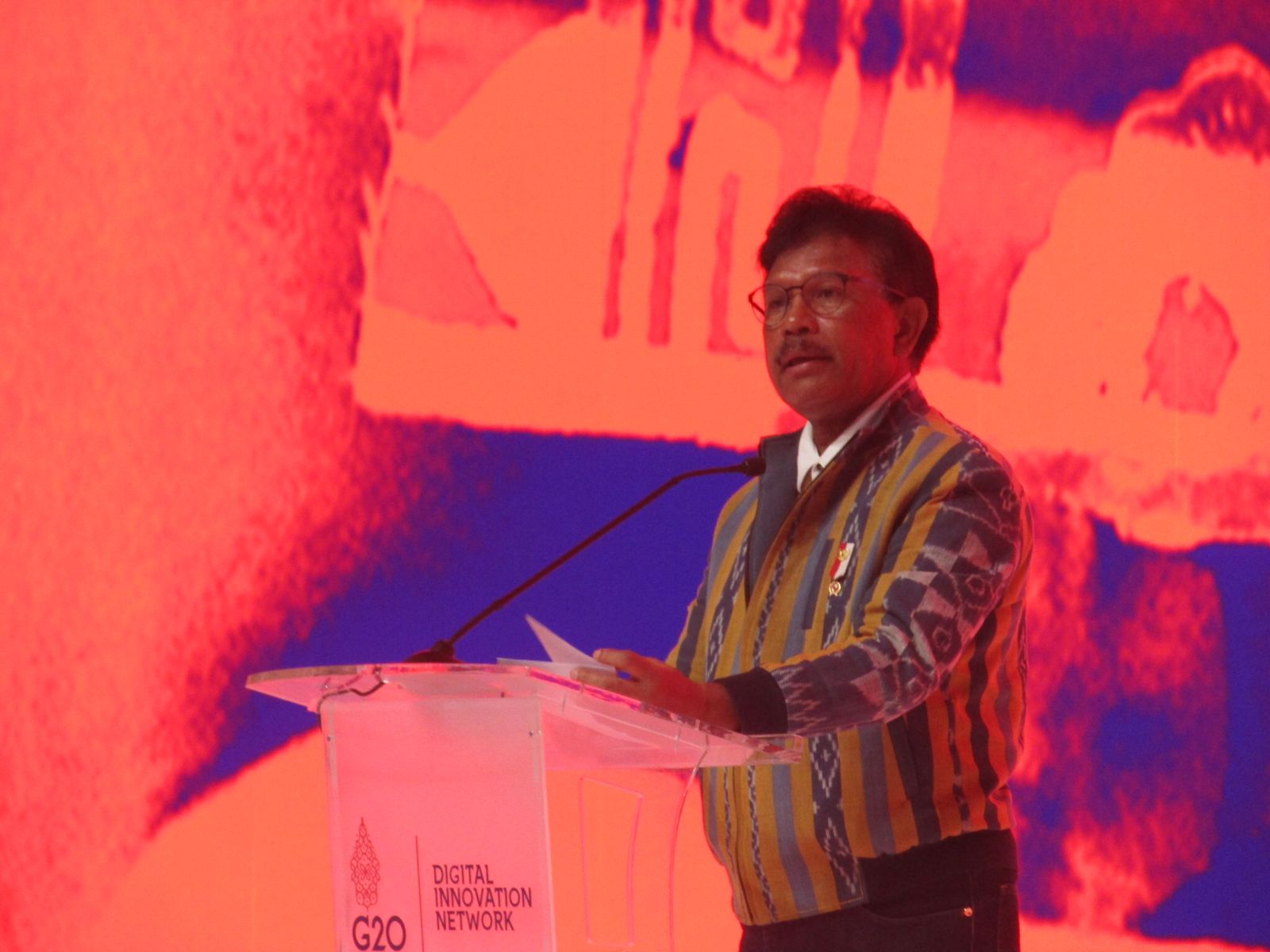 Menkominfo Johnny G Plate di ajang G20 Digital Innovation Network