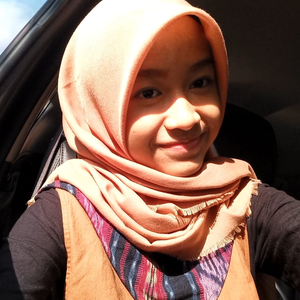 Aiko Miyuki Pranadya, Ketua IPM SMP Muhammadiyah PK Kottabarat Surakarta.