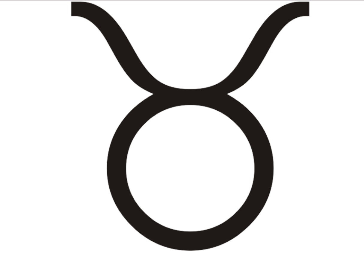 Logo zodiak Taurus