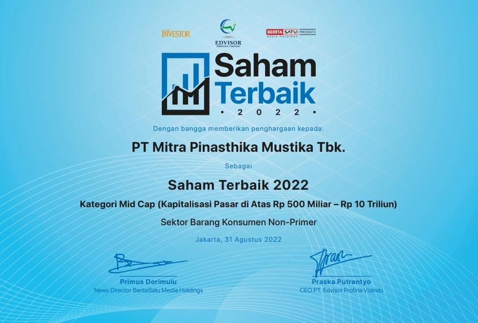 Penghargaan saham terbaik untuk MPMX