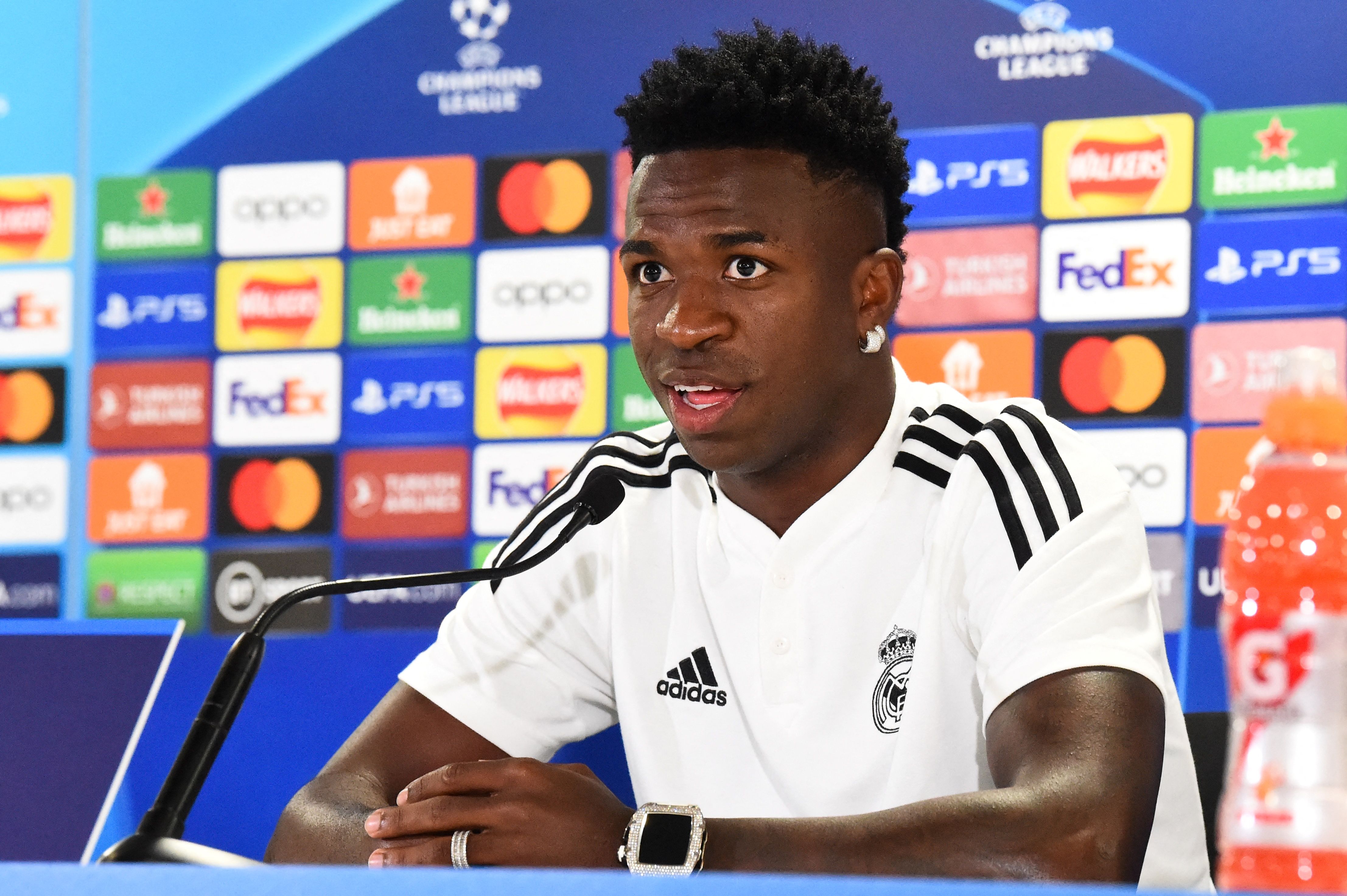 Penyerang Real Madrid Vinicius Junior.