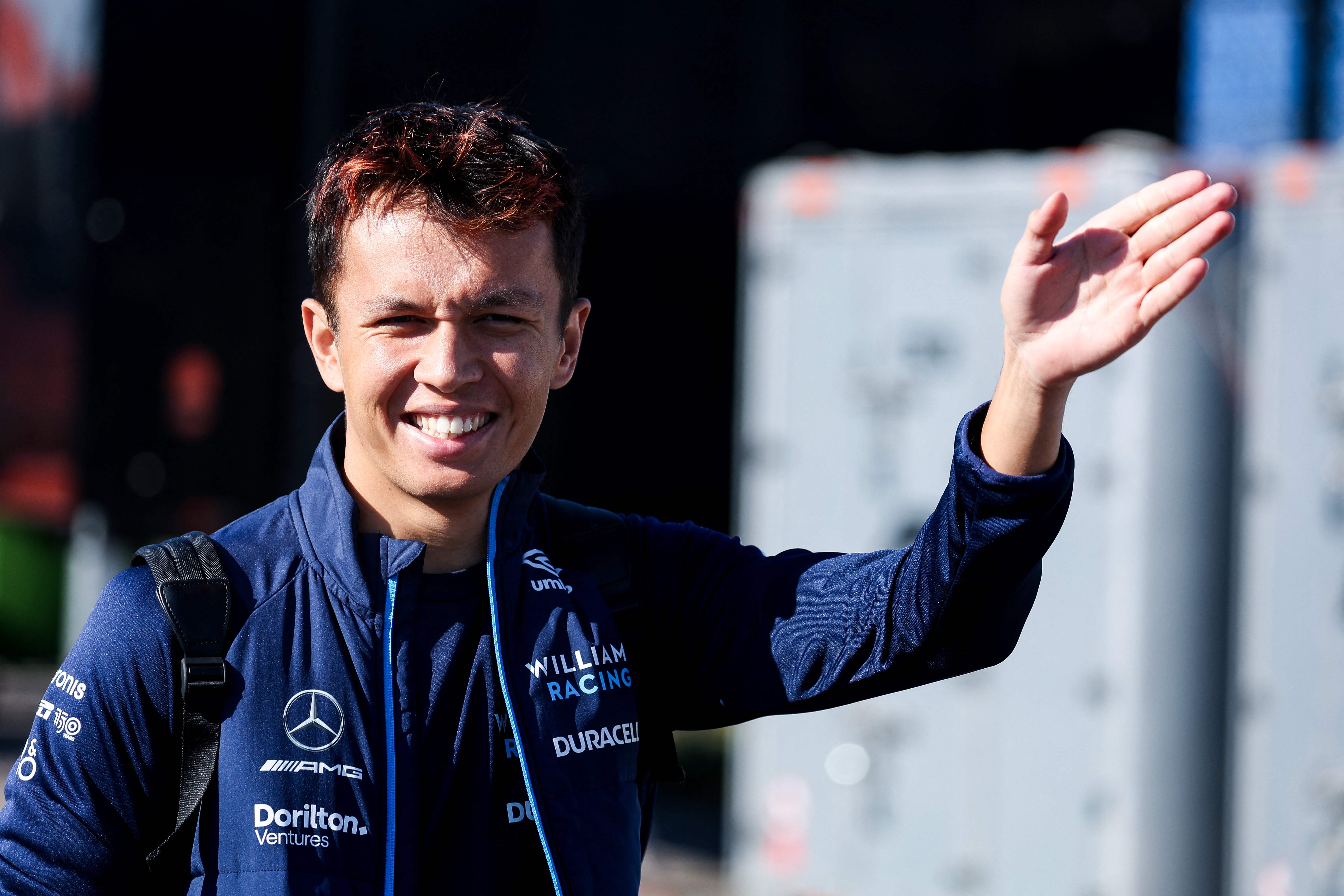 Pembalap Formula 1 dari tim Williams Alexander Albon