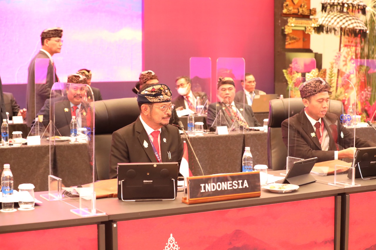 Mentan SYL mewakili Indonesia dalam Agriculture Ministers Meeting (AMM) G20 di Bali, Rabu (28/9). 