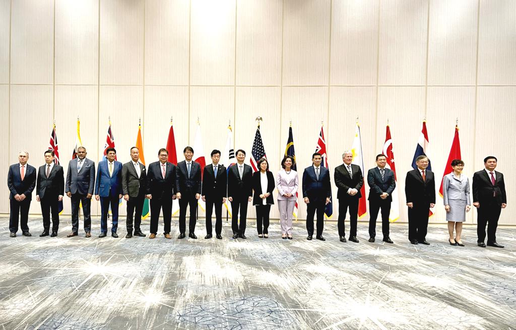 Penutupan Indo-Pacific Economic Framework Ministerial Meeting (IPEF).