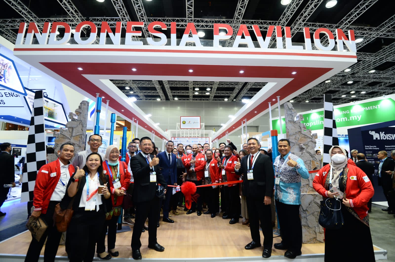 Indonesia Pavilion pada ajang OGA MOGSEC 2022 yang digelar di Kuala Lumpur, Malaysia.