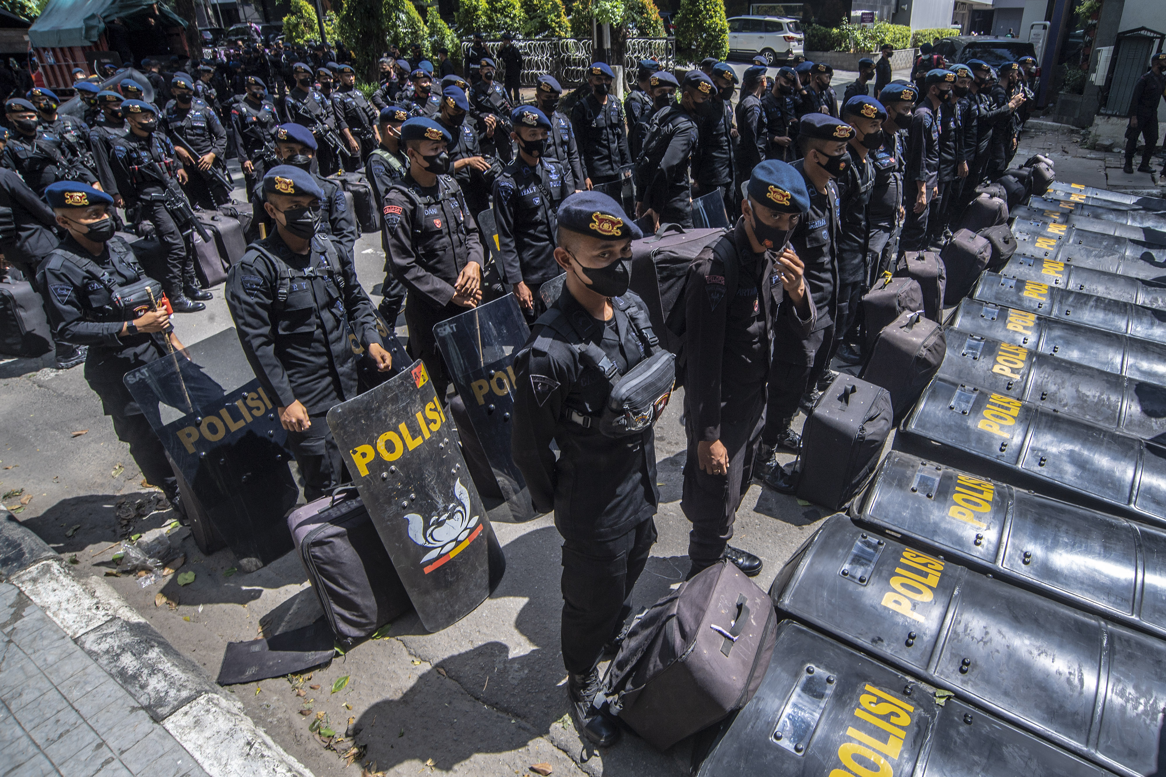 Polisi bersiap jaga keamanan demonstrasi
