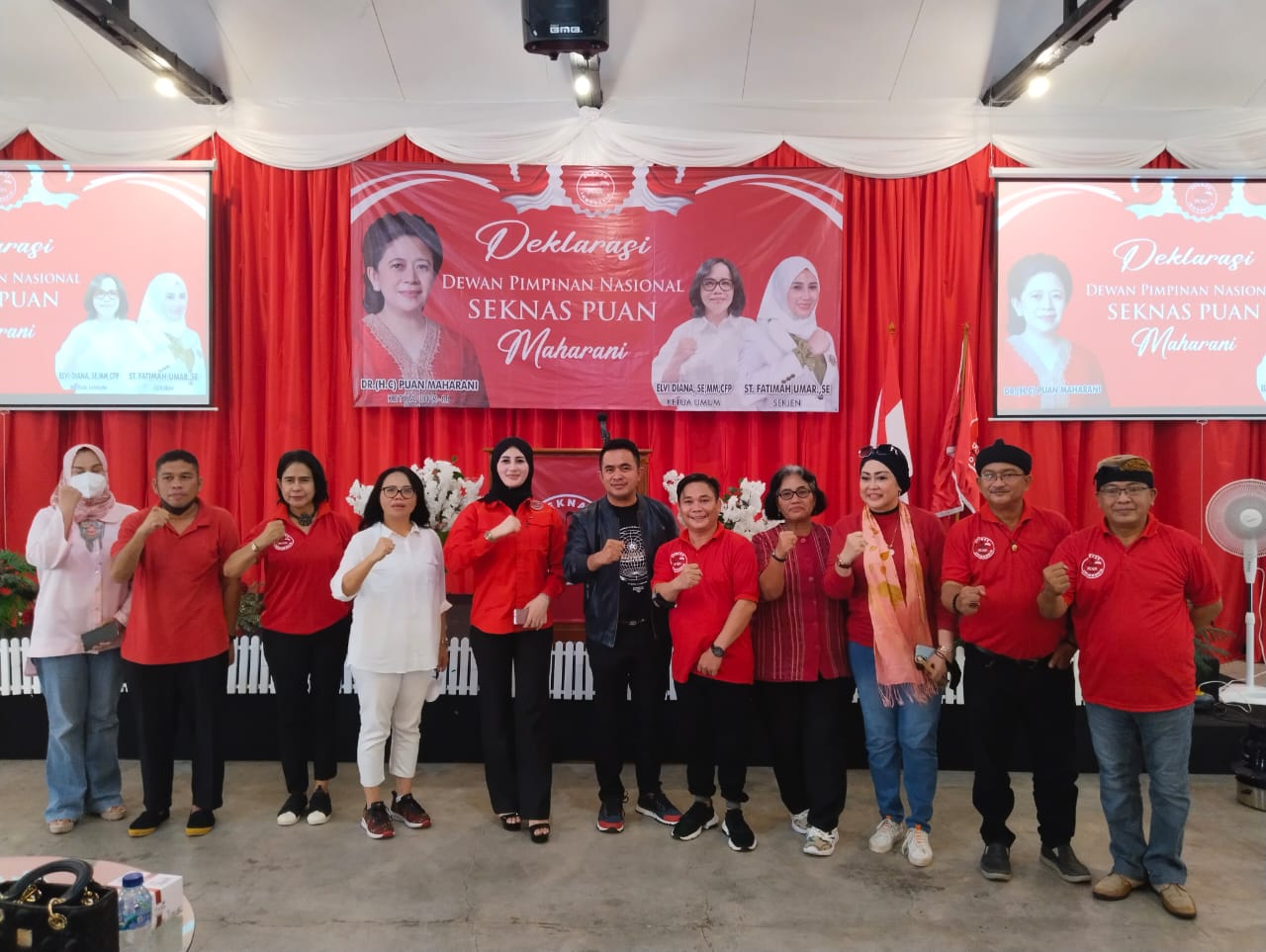  Dewan Pimpinan Nasional (DPN) Seknas Puan Maharani melantik kepengurusan di wilayah DKI Jakarta. 