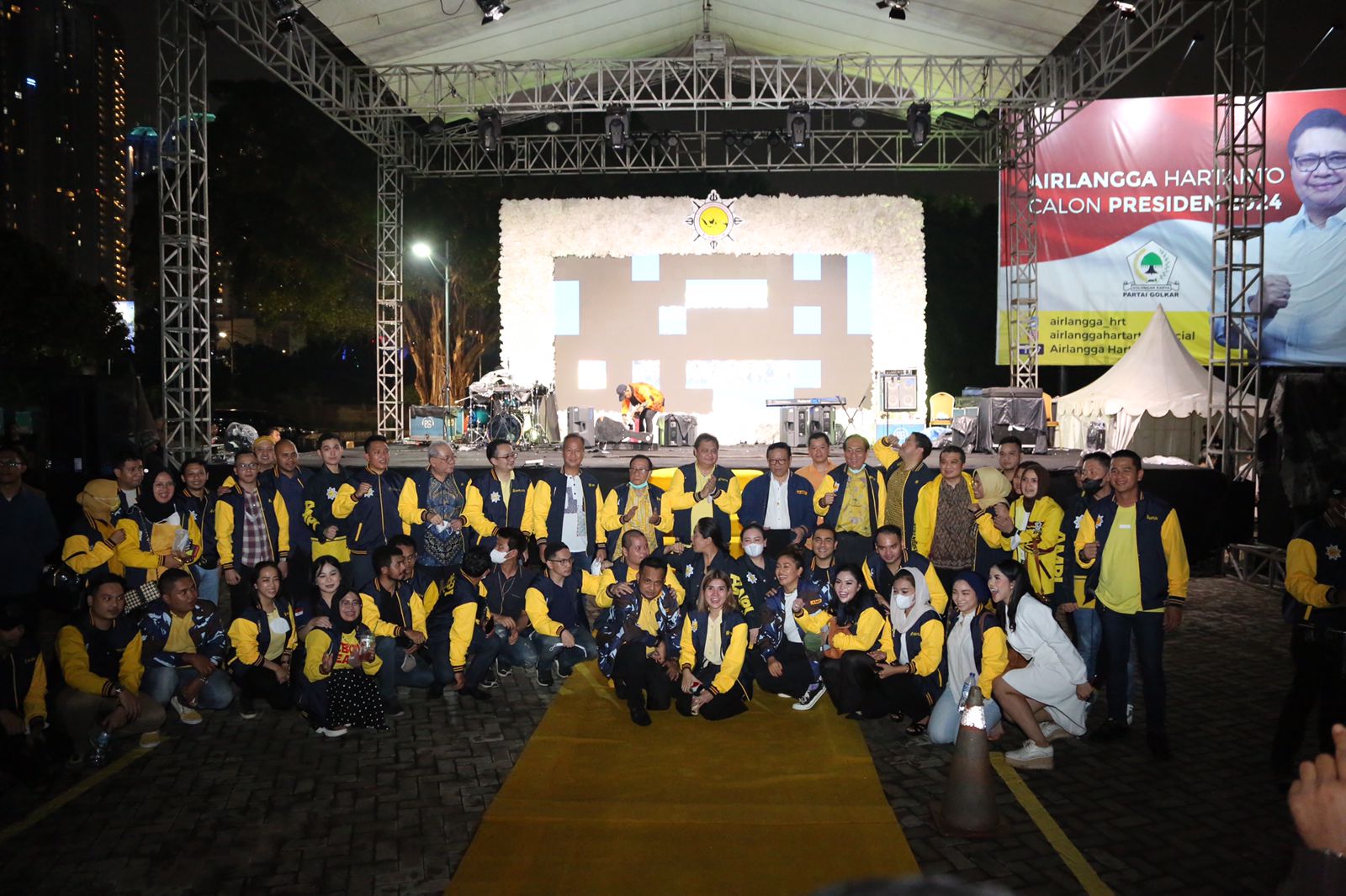 Malam Puncak HUT ke-77 RI yang digelar AMPI.