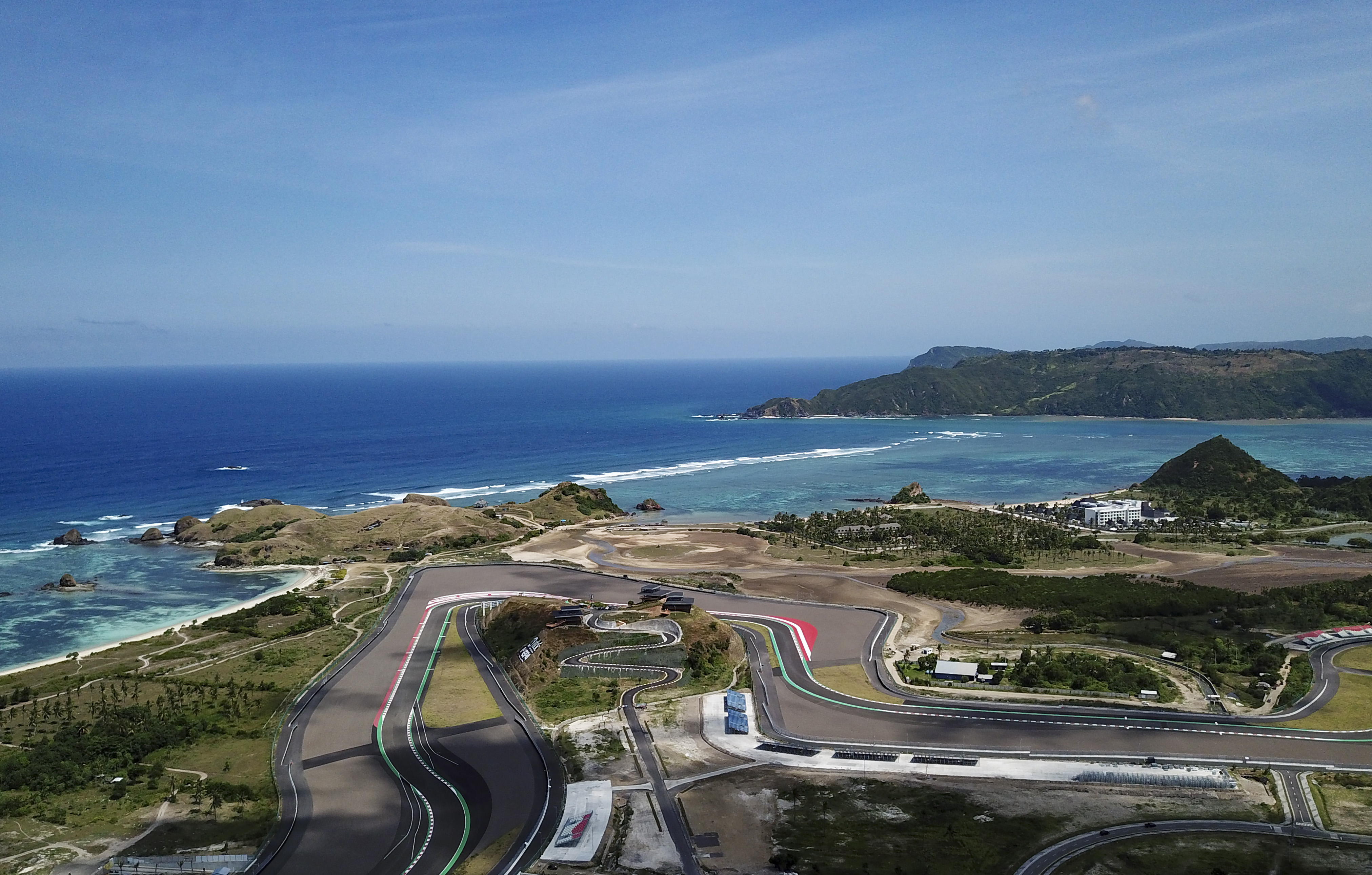 Mandalika International Street Circuit di Kawasan Ekonomi Khusus (KEK) Mandalika, Pujut, Praya, Lombok Tengah, NTB