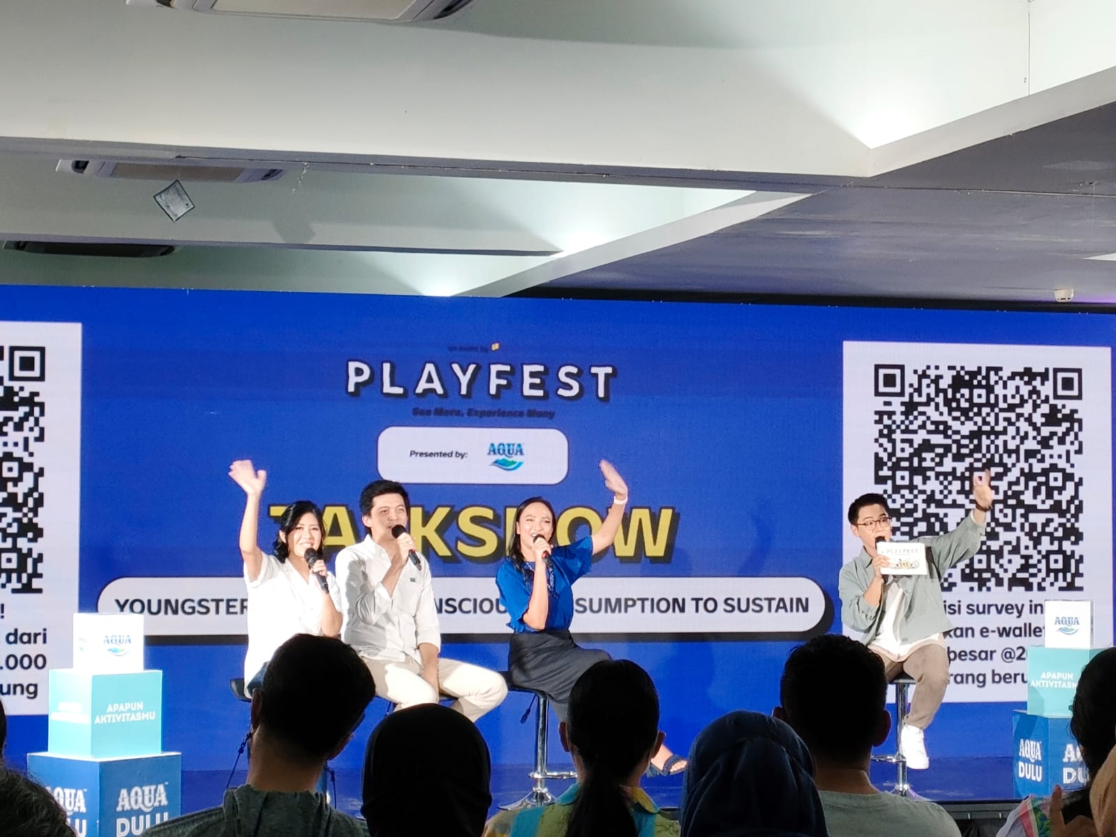 Ajang Playfest 2022: Reactivate Your Sense, Danone-Aqua di Jakarta.