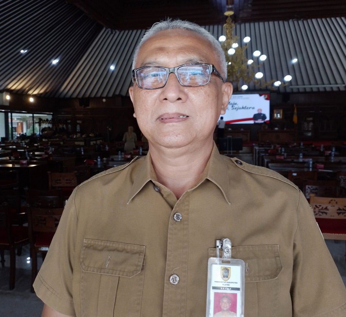 Kepala Pelaksana BPBD Klaten Sri Winoto