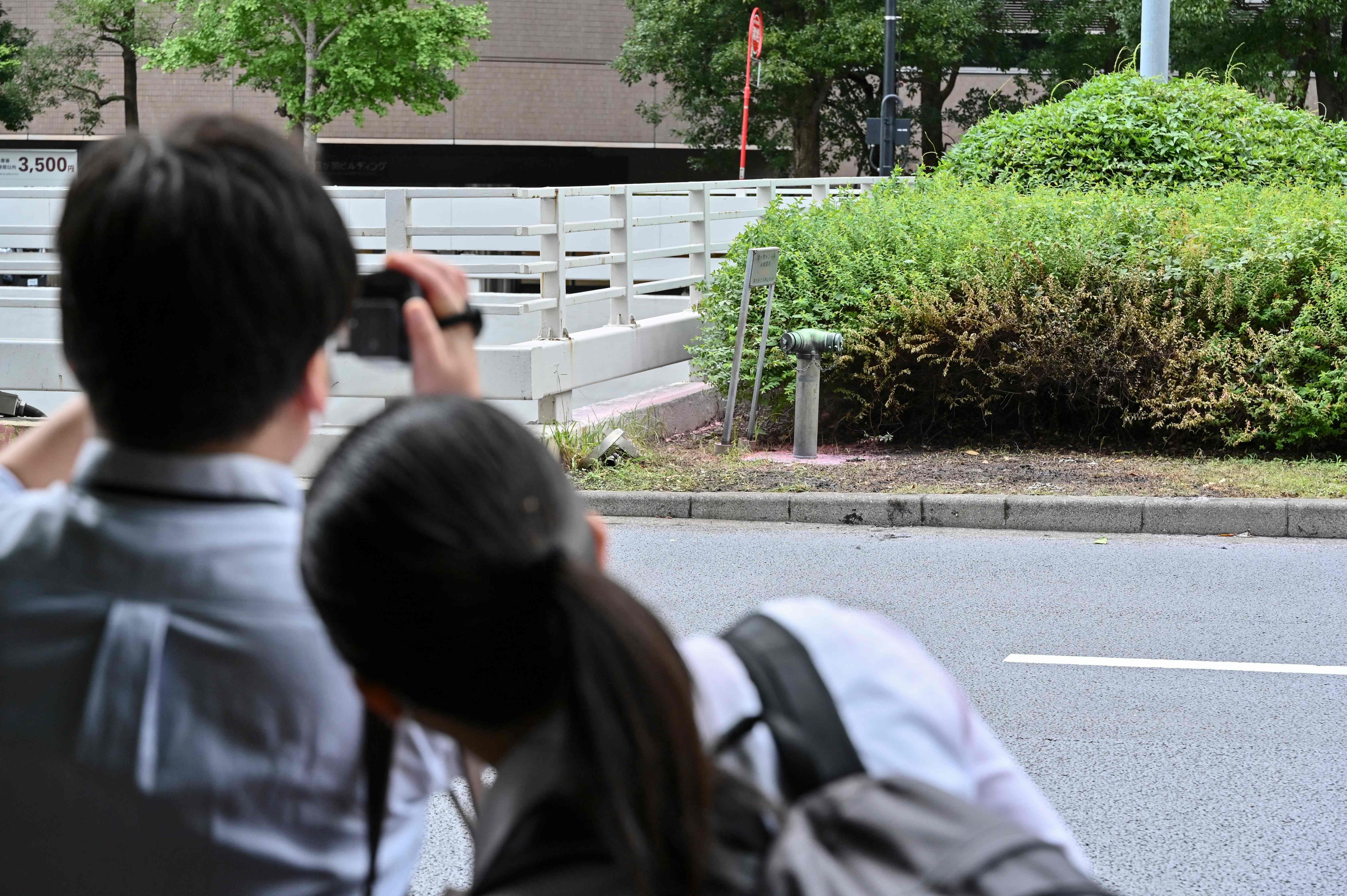 Lokasi tempat pria yang bakar diri
