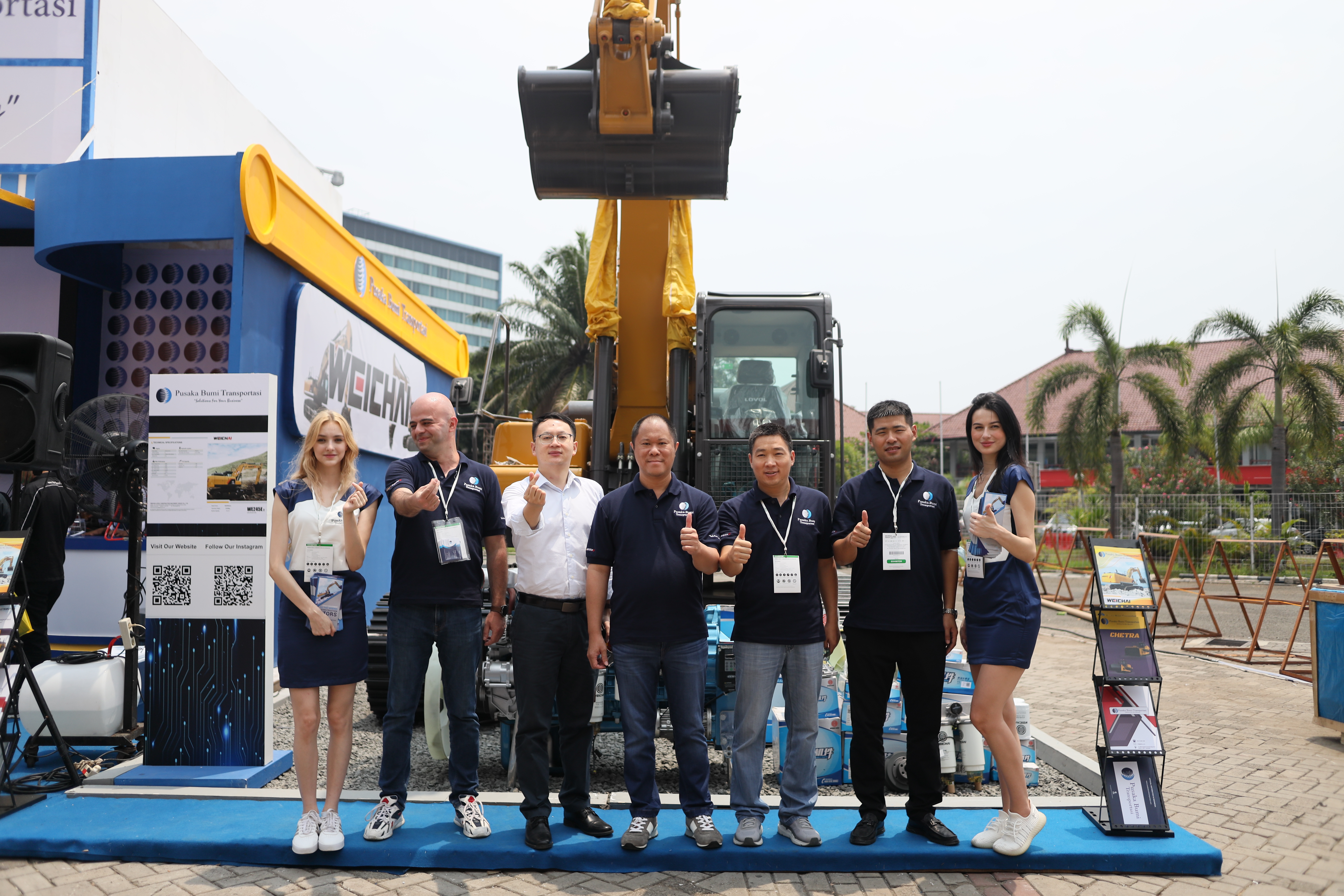 Alat berat produksi Chetra