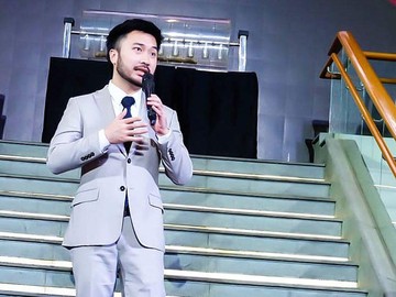 Presiden direktur Prestige Corp Rudy Salim saat memberi keterangan.