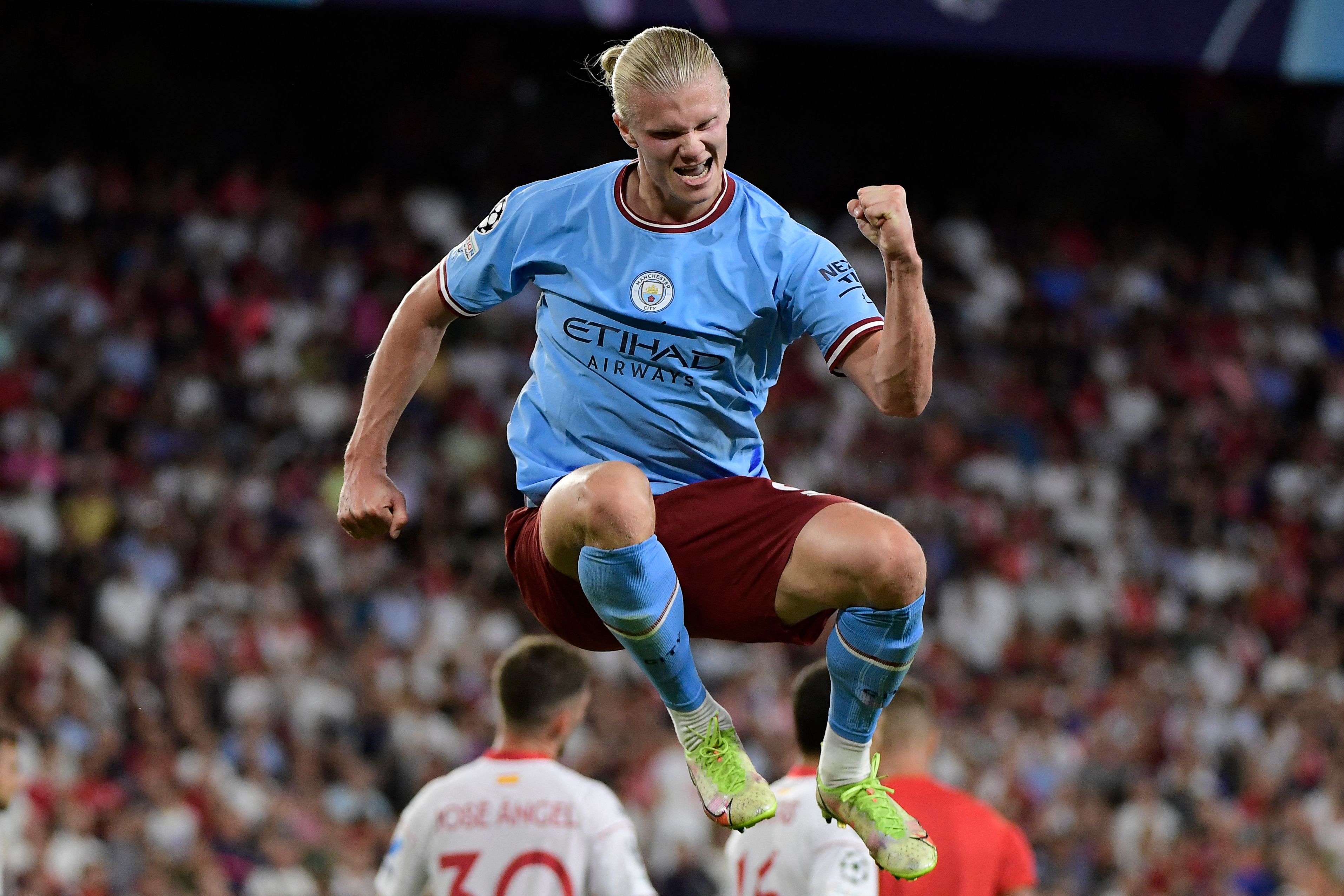 Penyerang Manchester City Erling Haaland