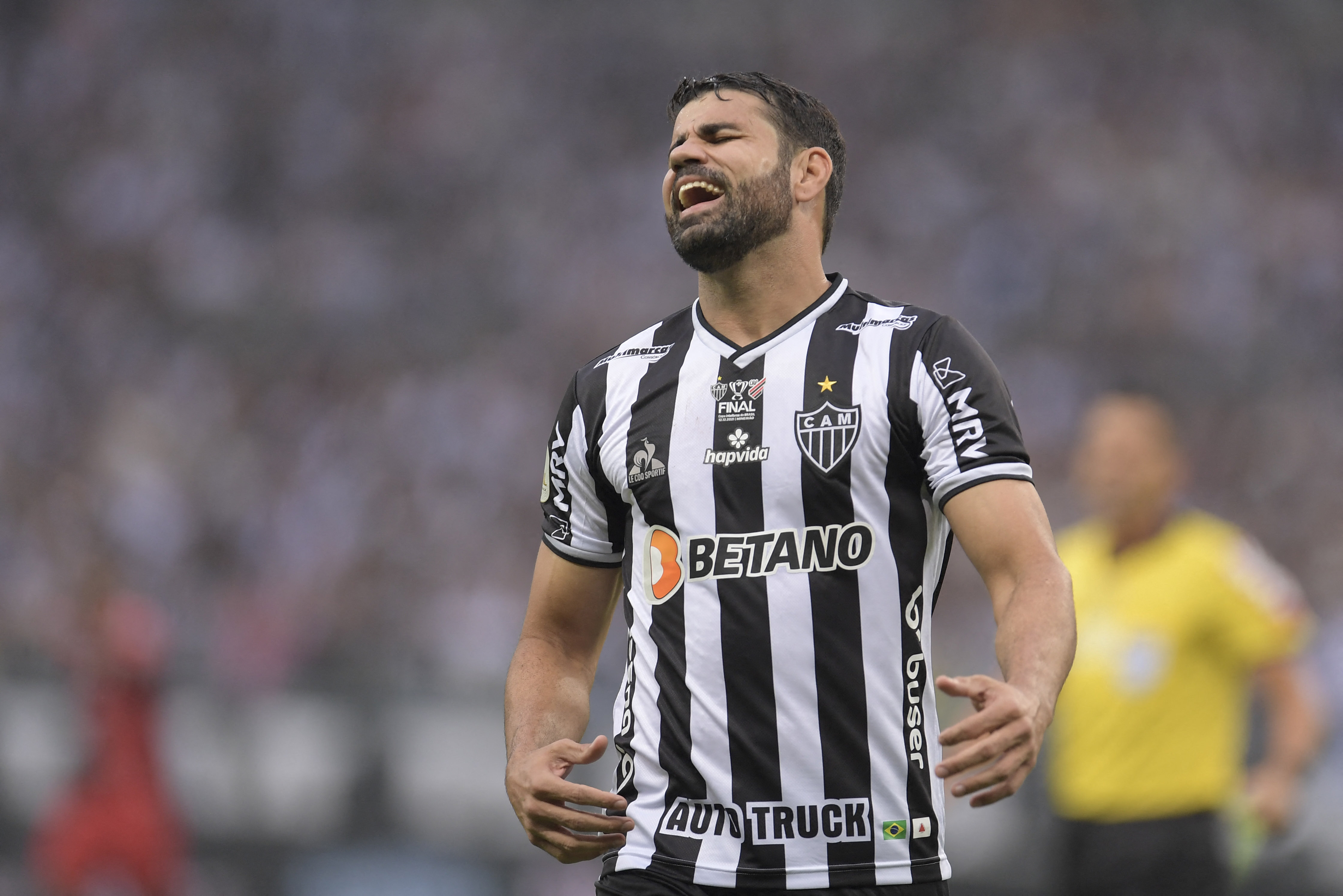 Penyerang Atletico Mineiro Diego Costa.