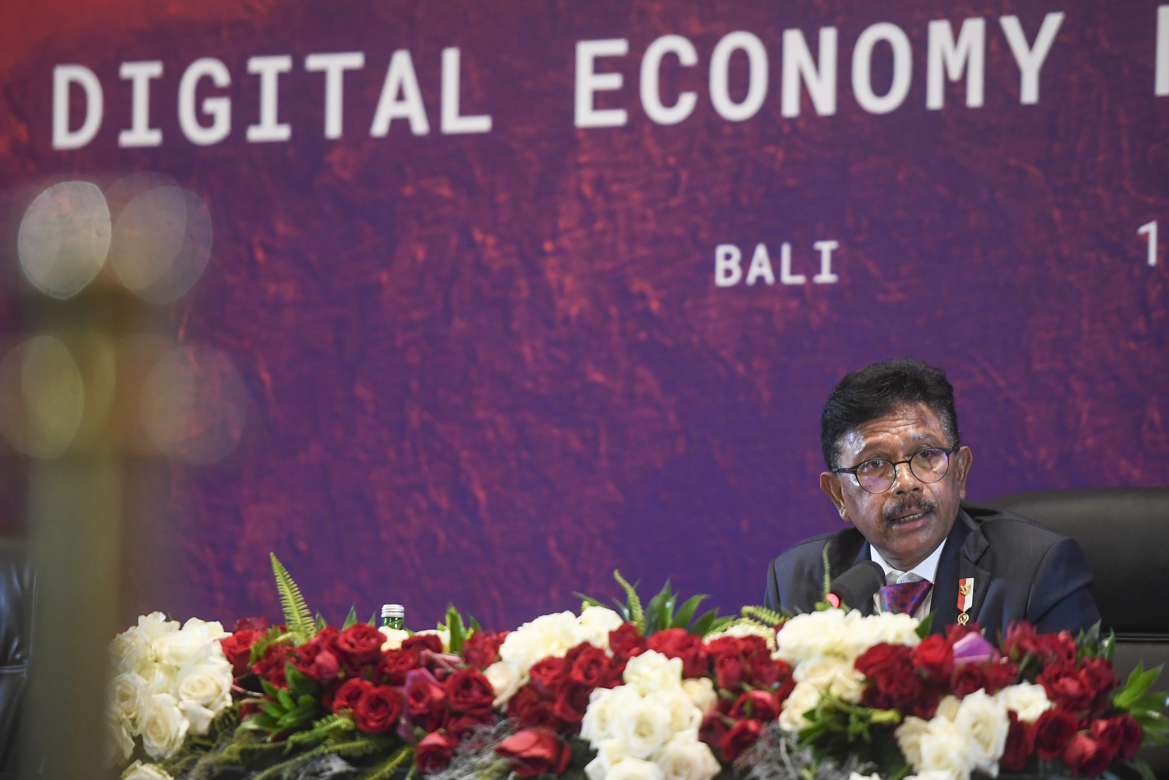 Menteri Komunikasi dan Informatika Johnny G. Plate