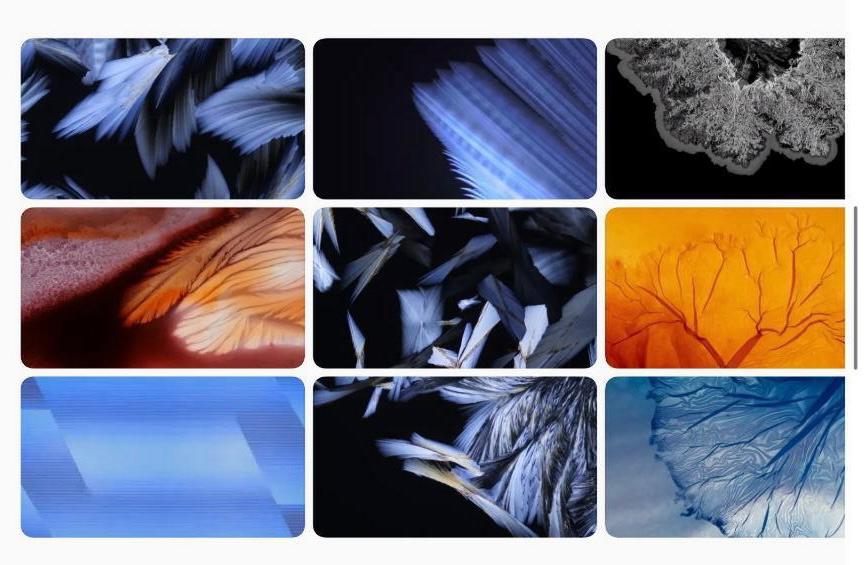 Walpaper ini merupakan hasil kolaborasi dengan seniman optical art ternama Julian Stanczak. 