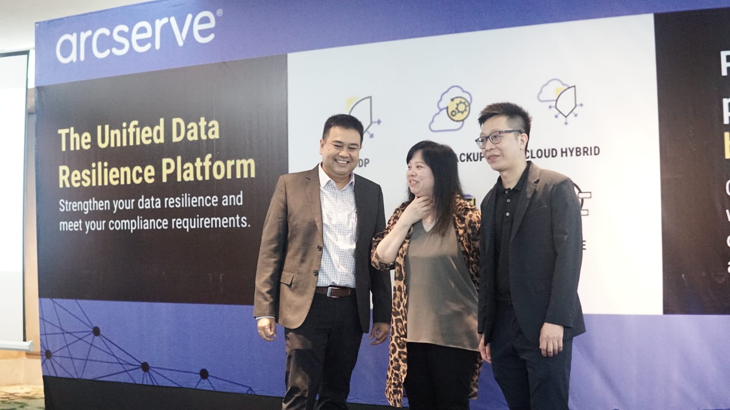 Acara soft launching Arcserve di Jakarta, baru-baru ini.