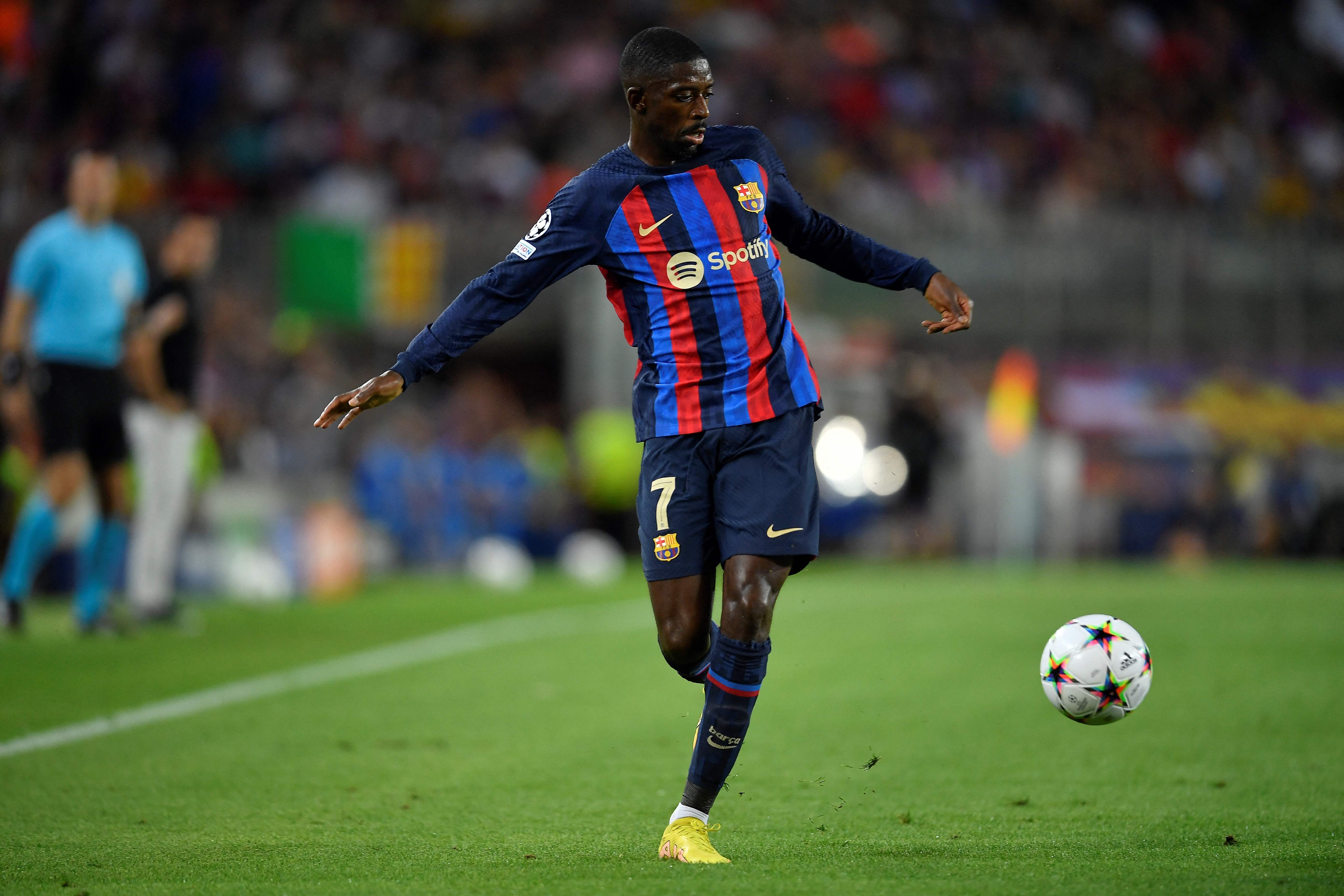 Penyerang Barcelona Ousmane Dembele