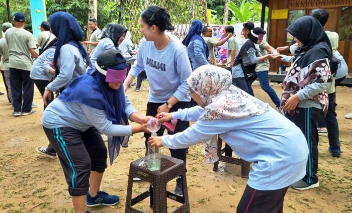 Outbound, SMKPP Banjarbaru Bangun Sinergitas Pegawai