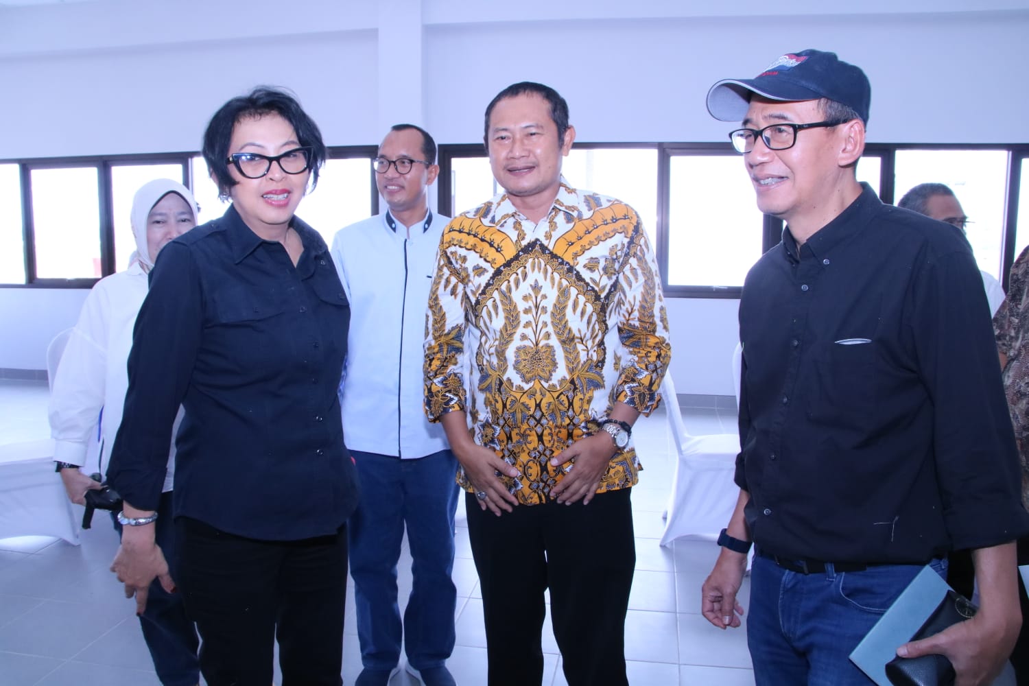 Dirjen Pengelolaan Limbah, Sampah, dan Bahan Beracun Berbahaya (PSLB3) kLHK, Rosa Vivien Ratnawati meninjau kesiapan operasional DESI di Lam