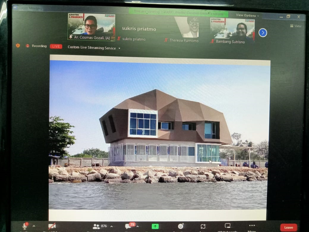 Salah satu karya arsitek Indonesia yang ditampilkan di seminar Kenari Djaja