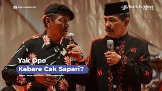 Cak Sapari (kiri). 