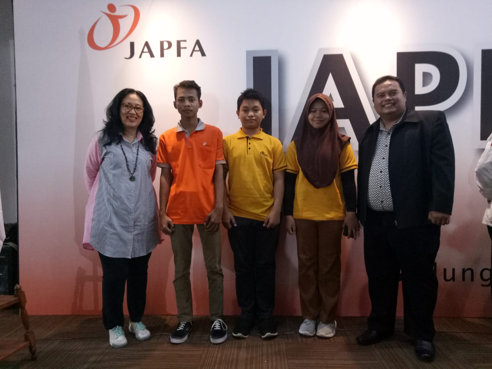 Tiga pecatur junior binaan Japfa Chess Club di Japfa Chess Festival.