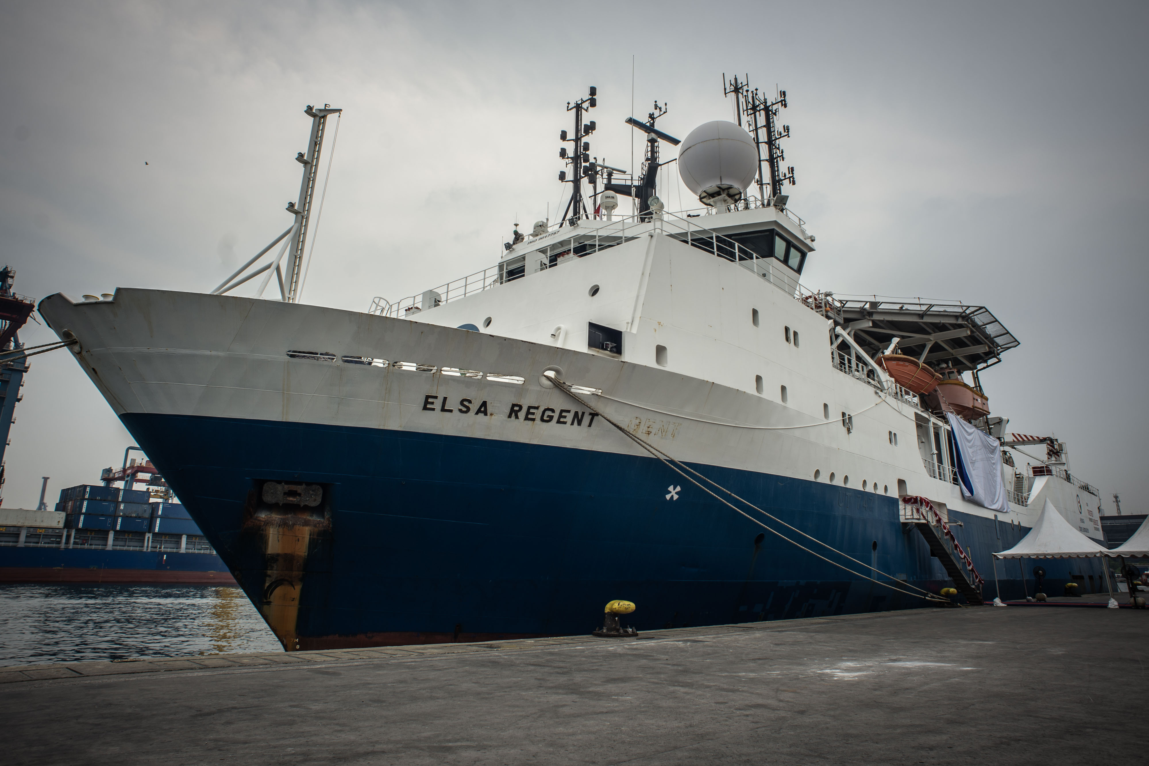 Kapal survei seismik Elsa. 