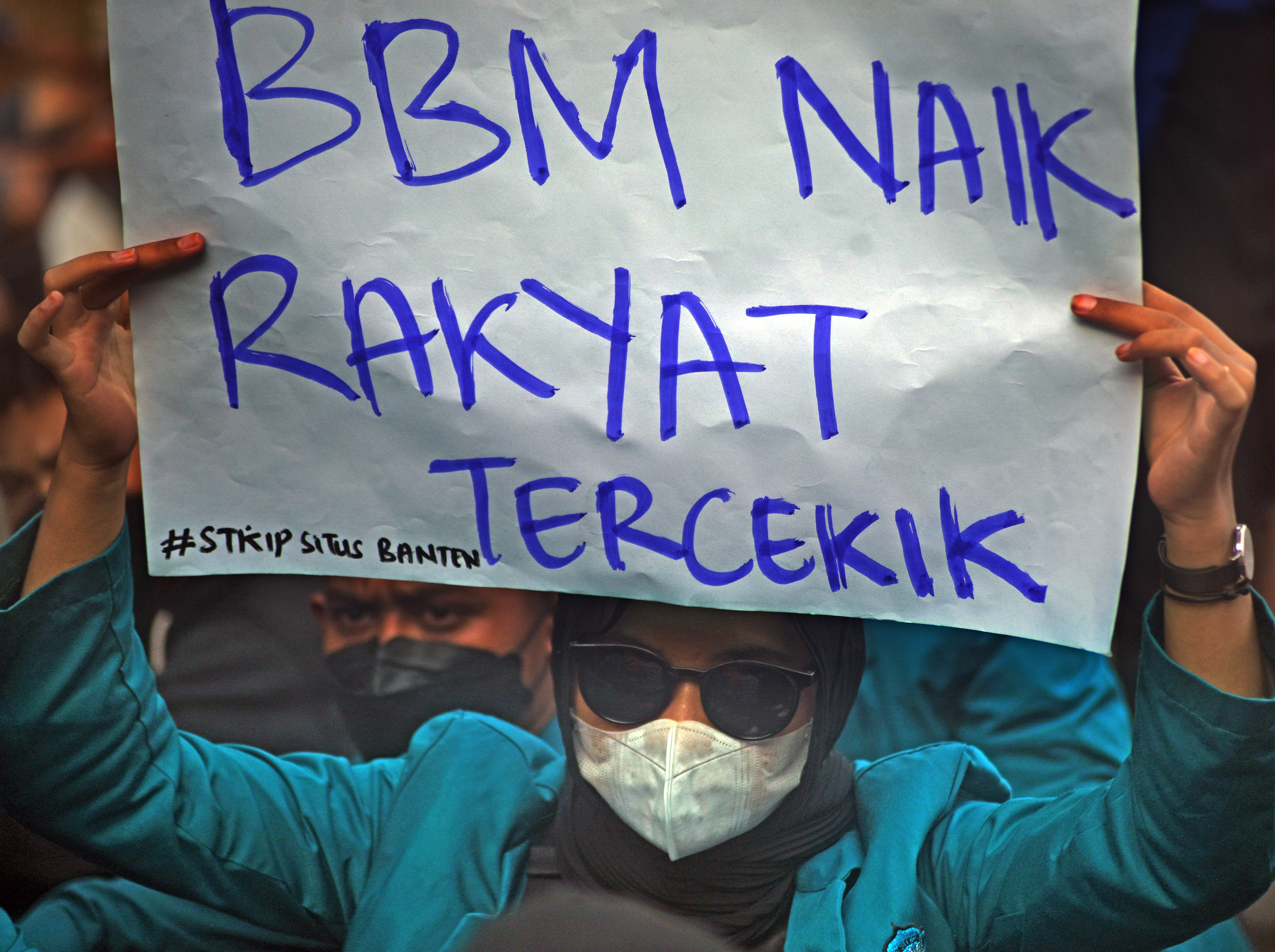 Ilustrasi demonstrasi tolak kenaikan harga BBM