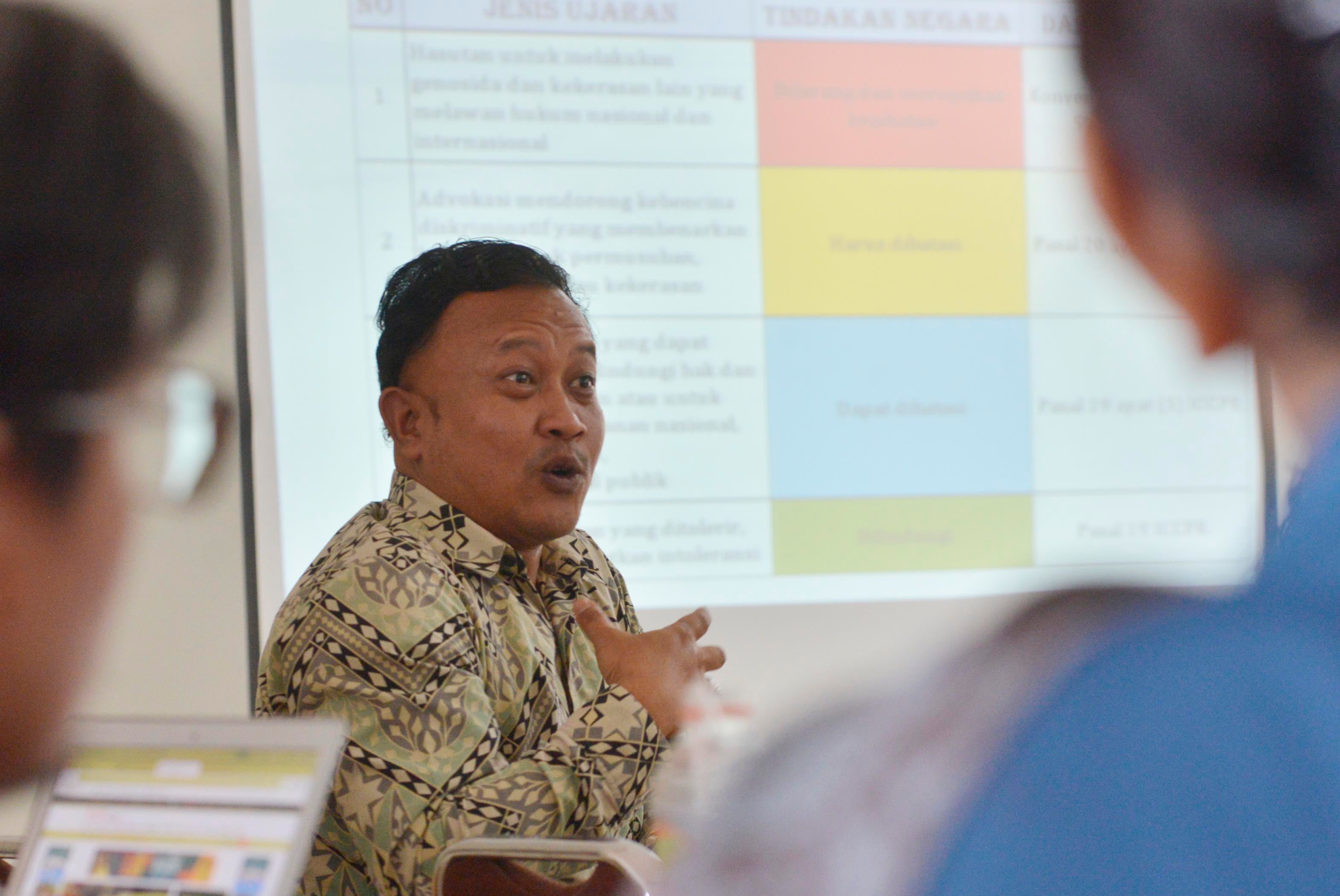 Komisoner Komnas HAM Chairul Anam