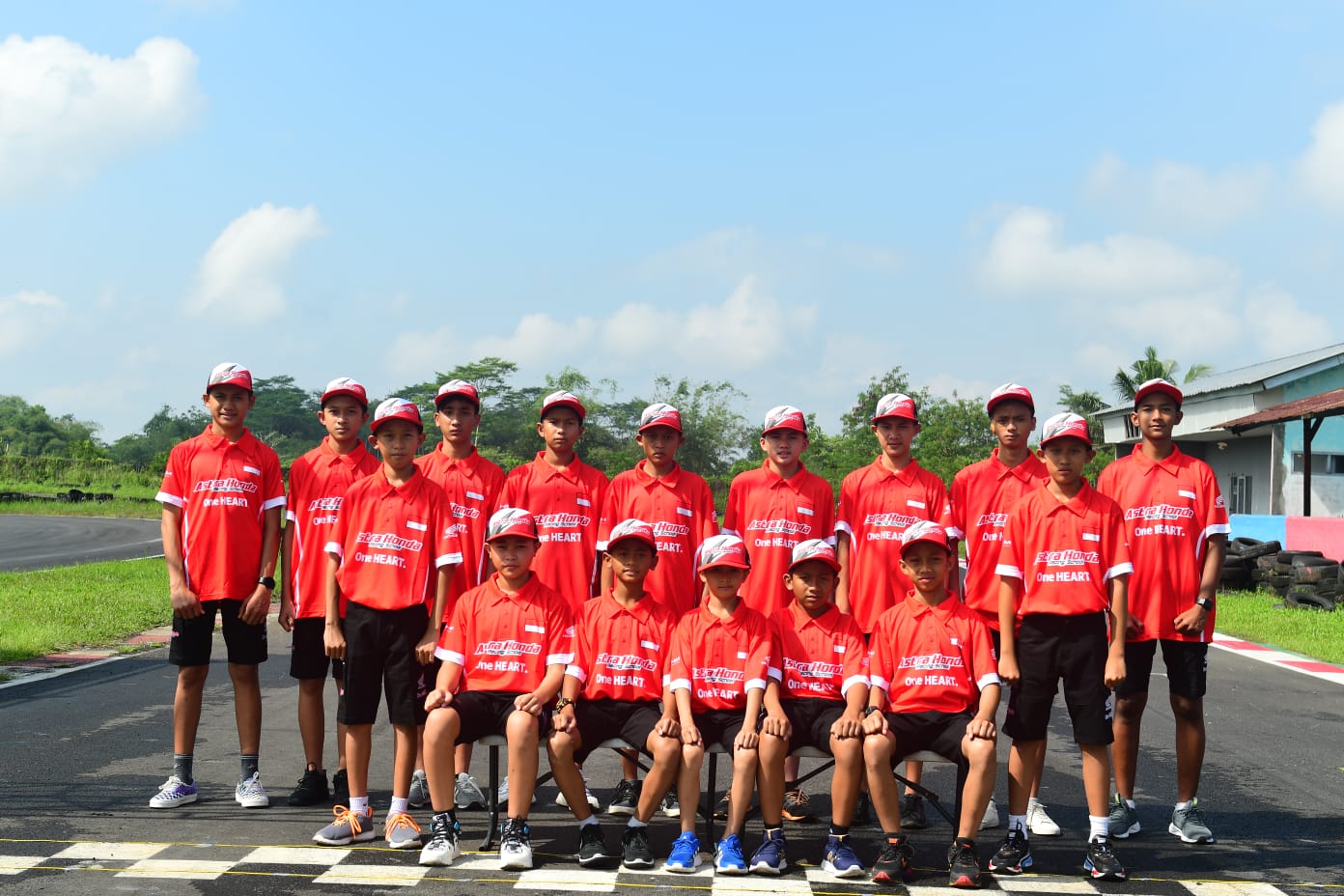 Siswa binaan Astra Honda Racing School (AHRS).