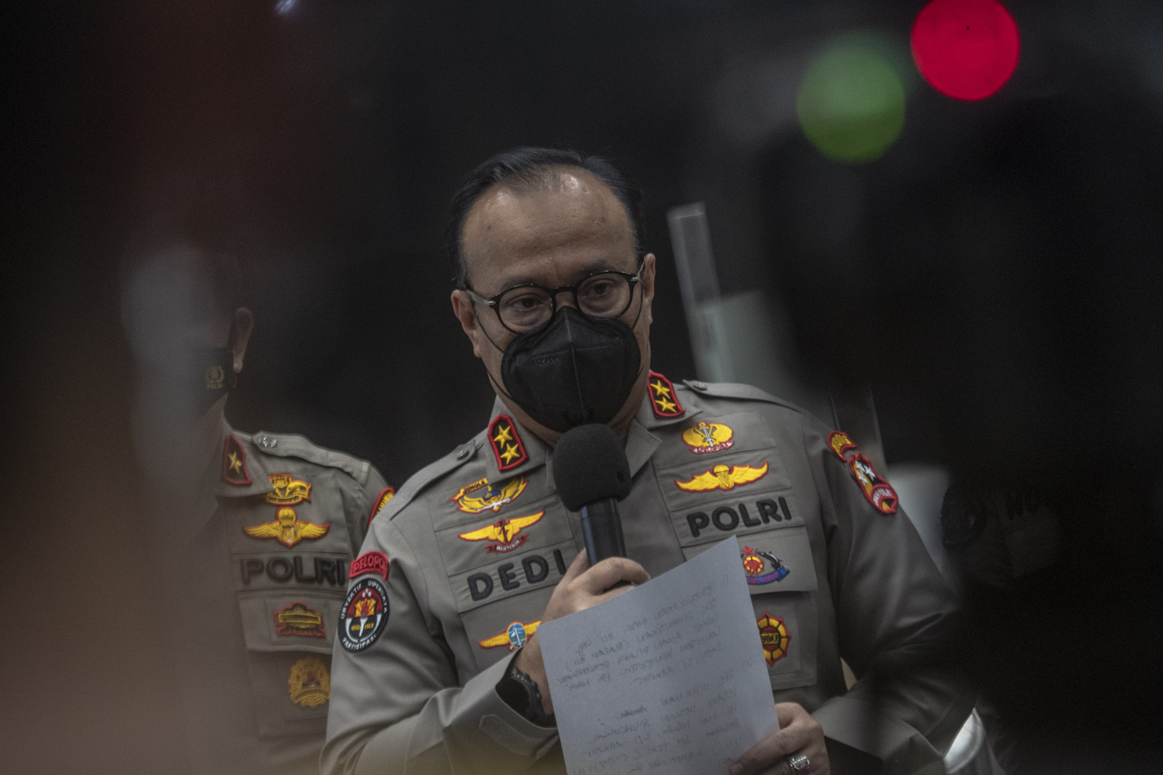 Kadiv Humas Polri Irjen Dedi Prasetyo saat memberikan keterangan kepada awak media.